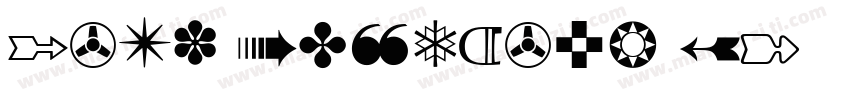 Zapf Dingbats BT字体转换